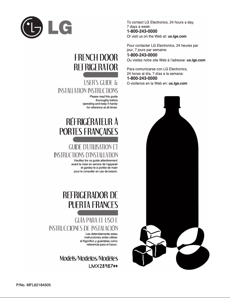 Image de la première page du manuel de l'appareil LMX28987ST