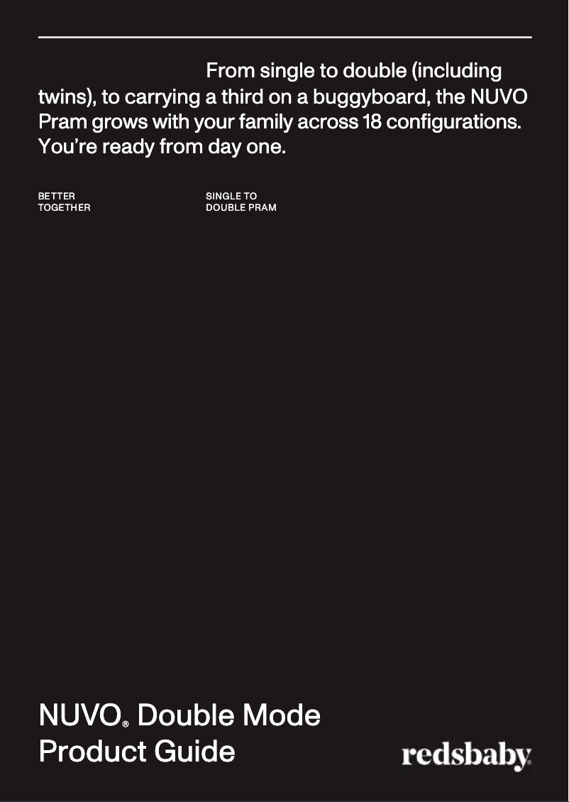 Página 1 del manual Manual de usuario Redsbaby NUVO