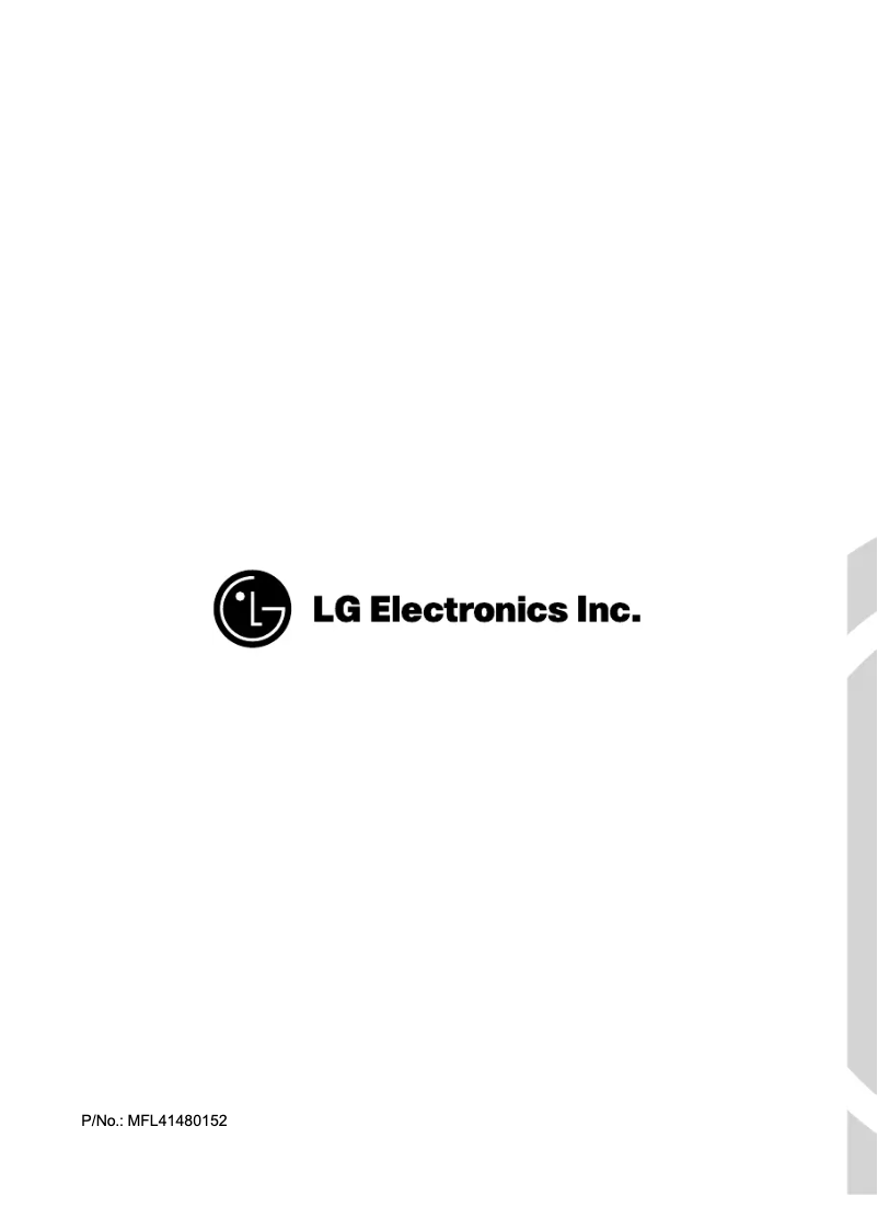 Page 1 de la notice Manuel utilisateur LG F1409TDS5