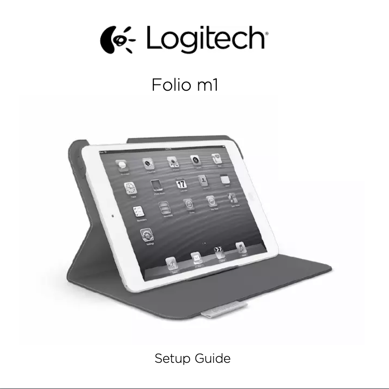 Page 1 de la notice Manuel utilisateur Logitech Folio
