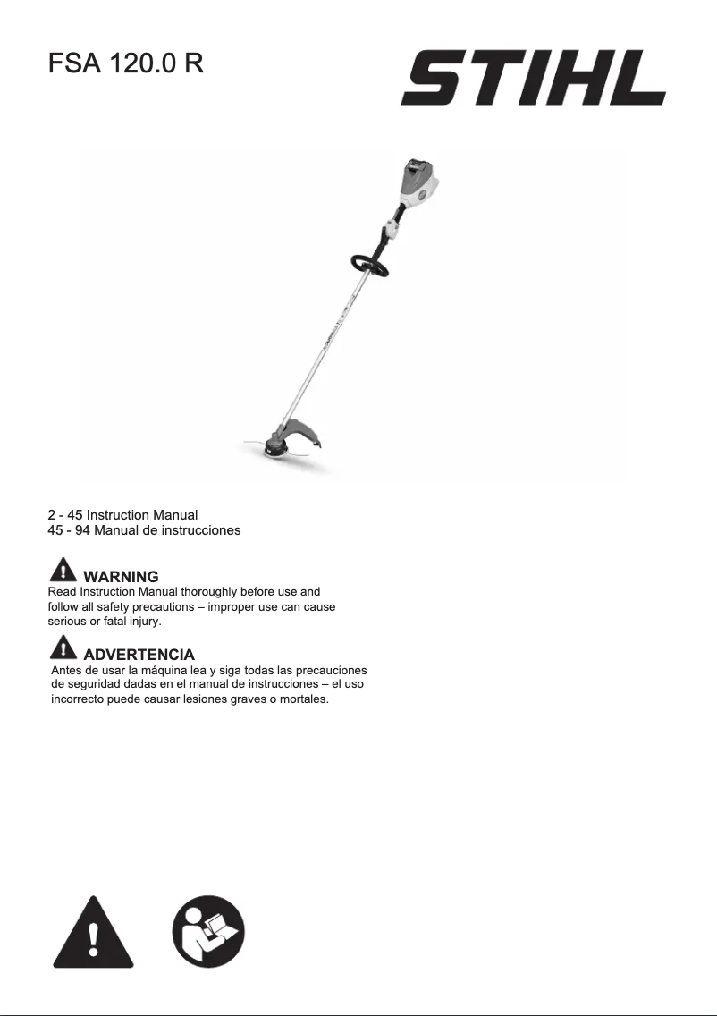Image de la première page du manuel de l'appareil FSA 120.0 R