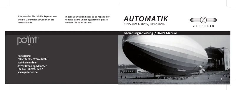Página 1 del manual Manual de usuario Zeppelin Eurofighter Typhoon