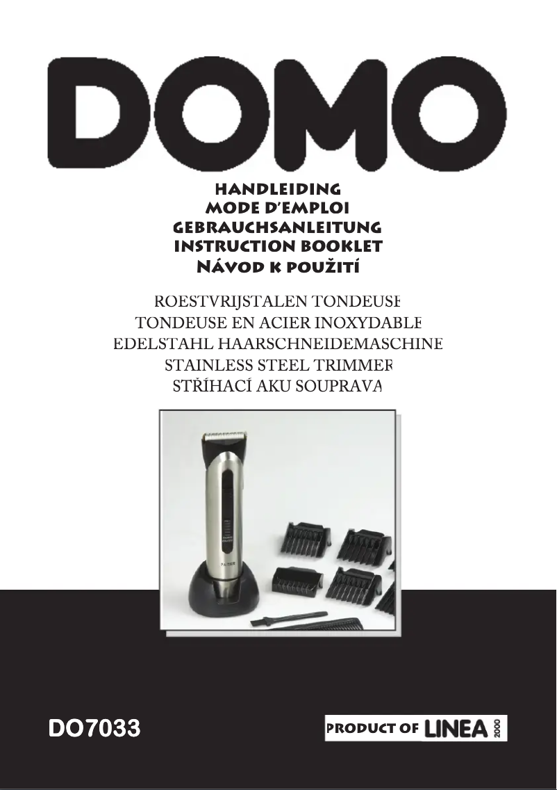 Page 1 de la notice Manuel utilisateur Domo DO7033