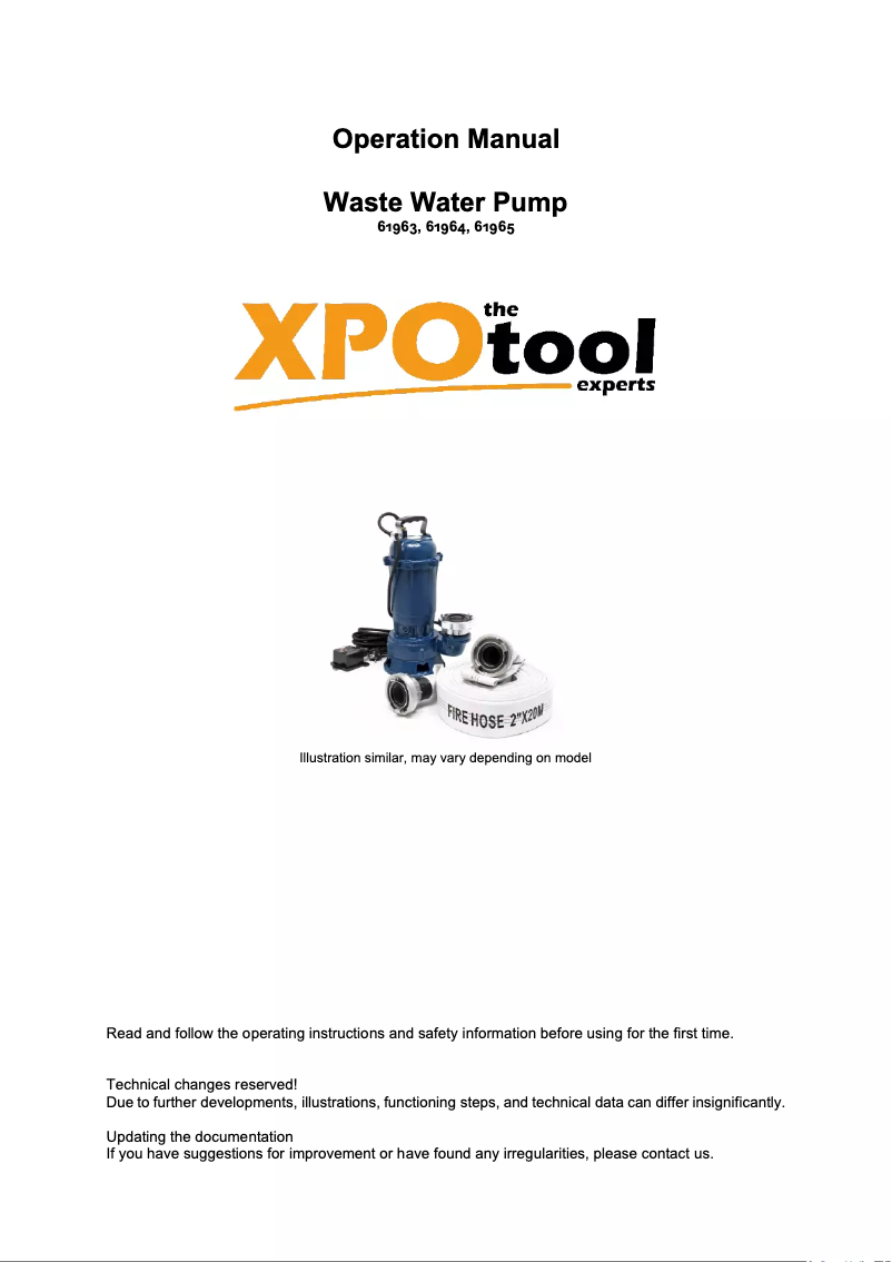 Image de la première page du manuel de l'appareil 61963