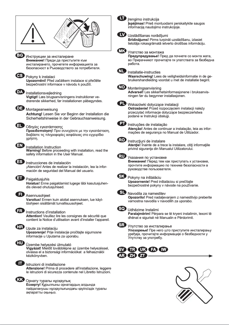 Page 1 de la notice Manuel utilisateur Electrolux EW6F384YQ