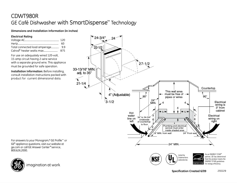 Image de la première page du manuel de l'appareil Café CDWT980RSS