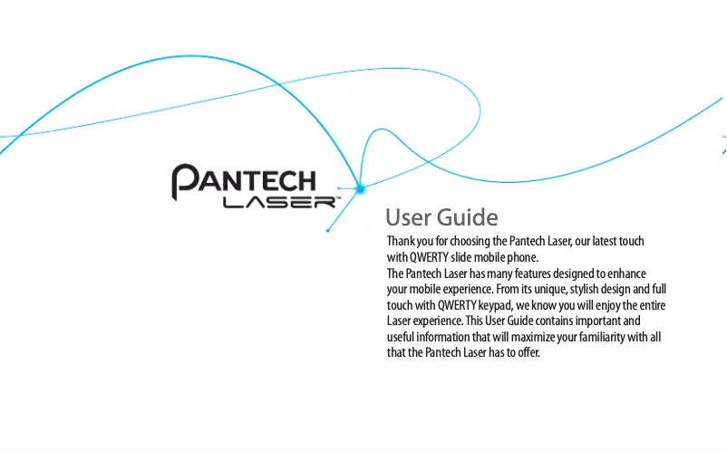 Page n°1 - Manuel utilisateur Pantech P9050