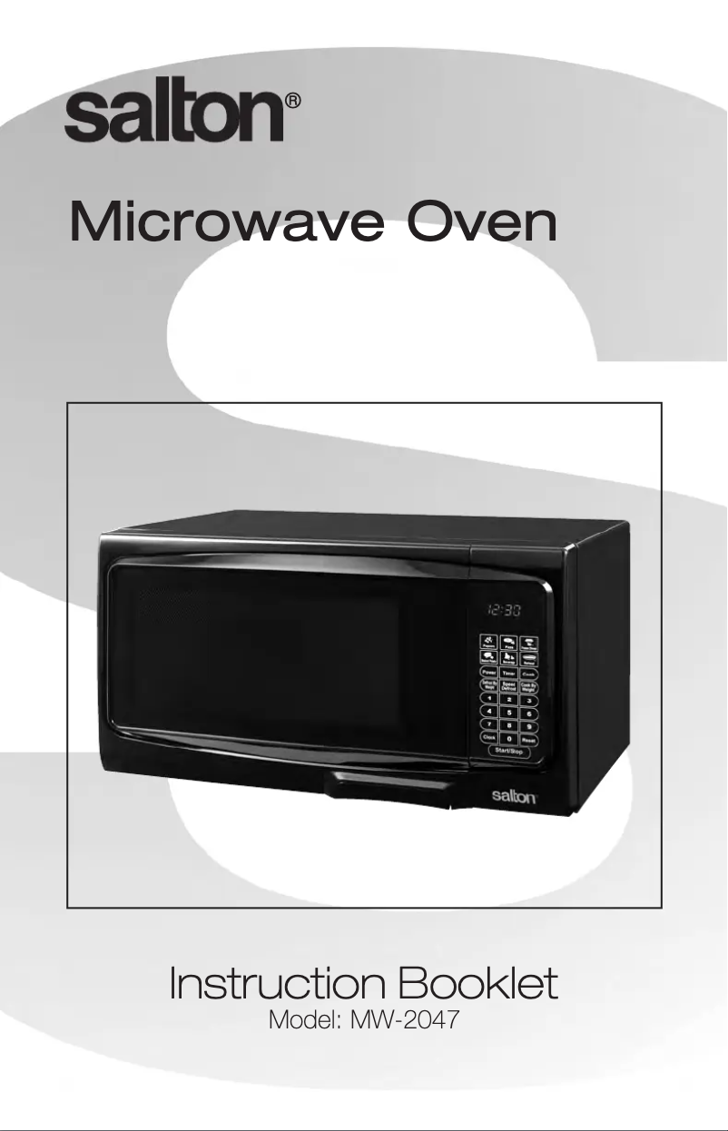 Imagen de la primera página del manual del dispositivo MW-2047