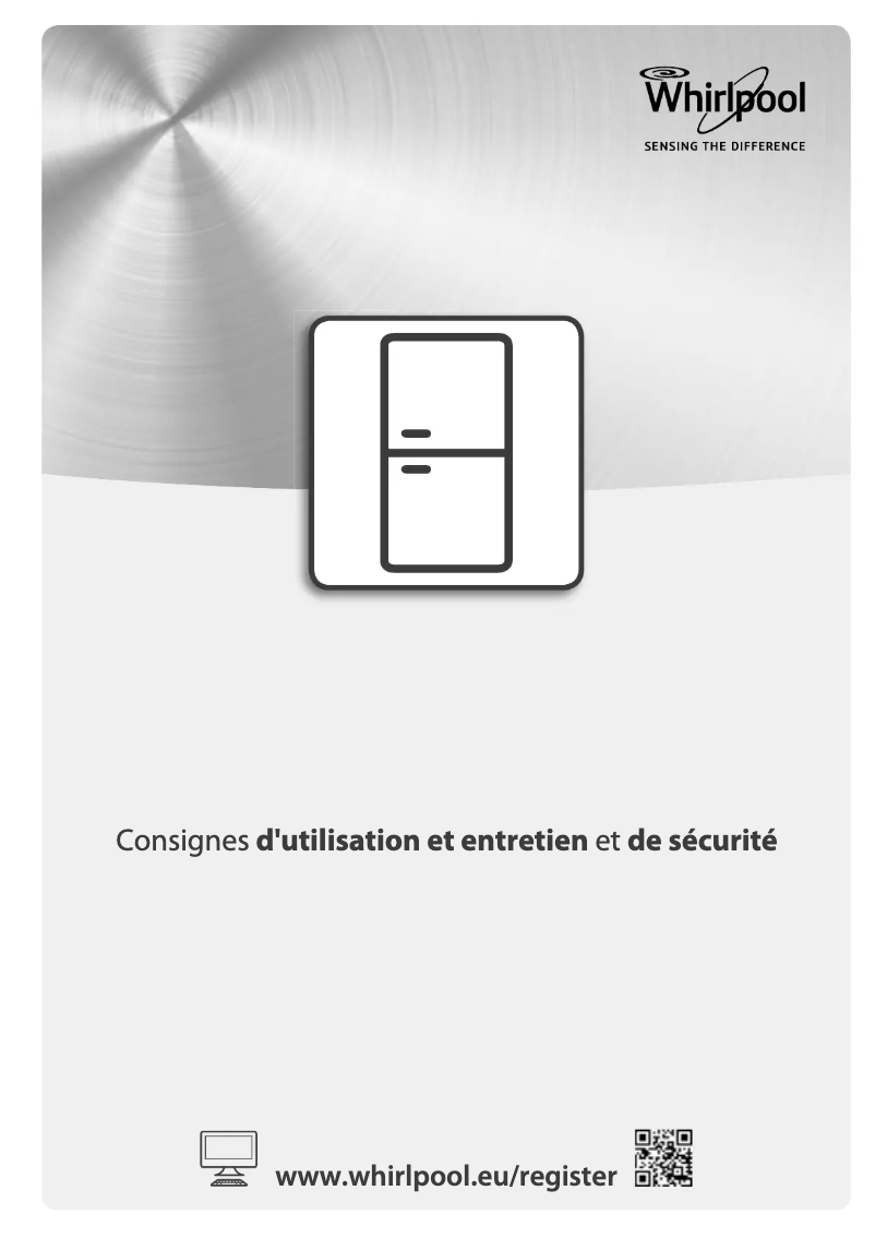 Page n°1 - Manuel d'utilisation et d'entretien Whirlpool T TNF 8211 OX