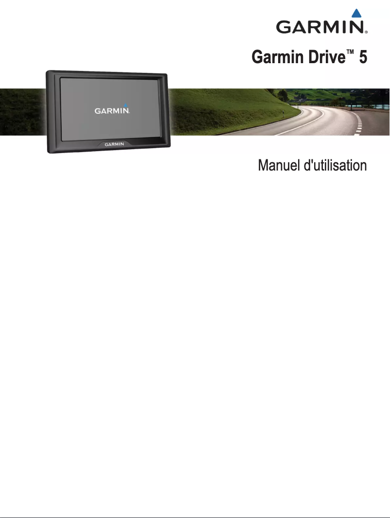 Page 1 de la notice Manuel utilisateur Garmin Drive 5