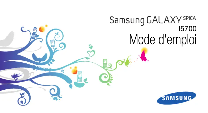 Page n°1 - Manuel utilisateur Samsung Galaxy Spica i5700