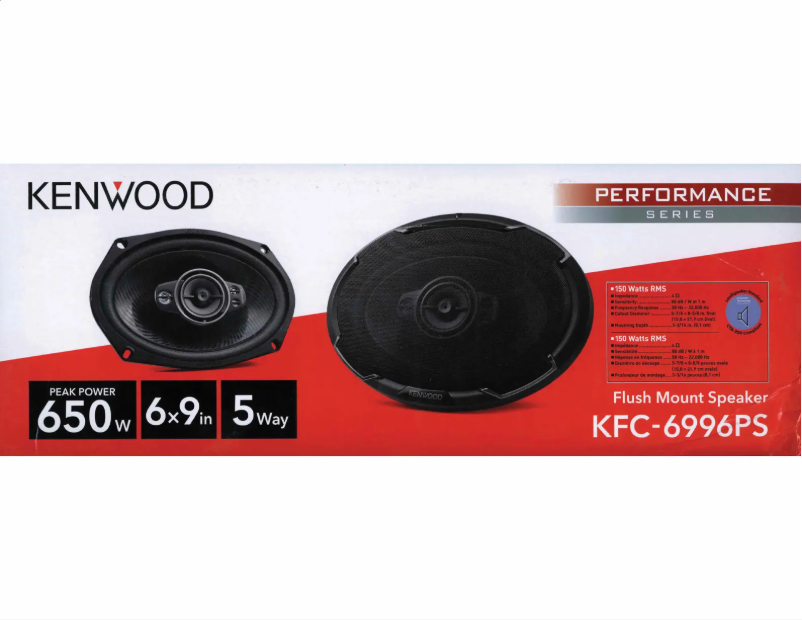 Página 1 del manual Manual de usuario Kenwood KFC-6996PS