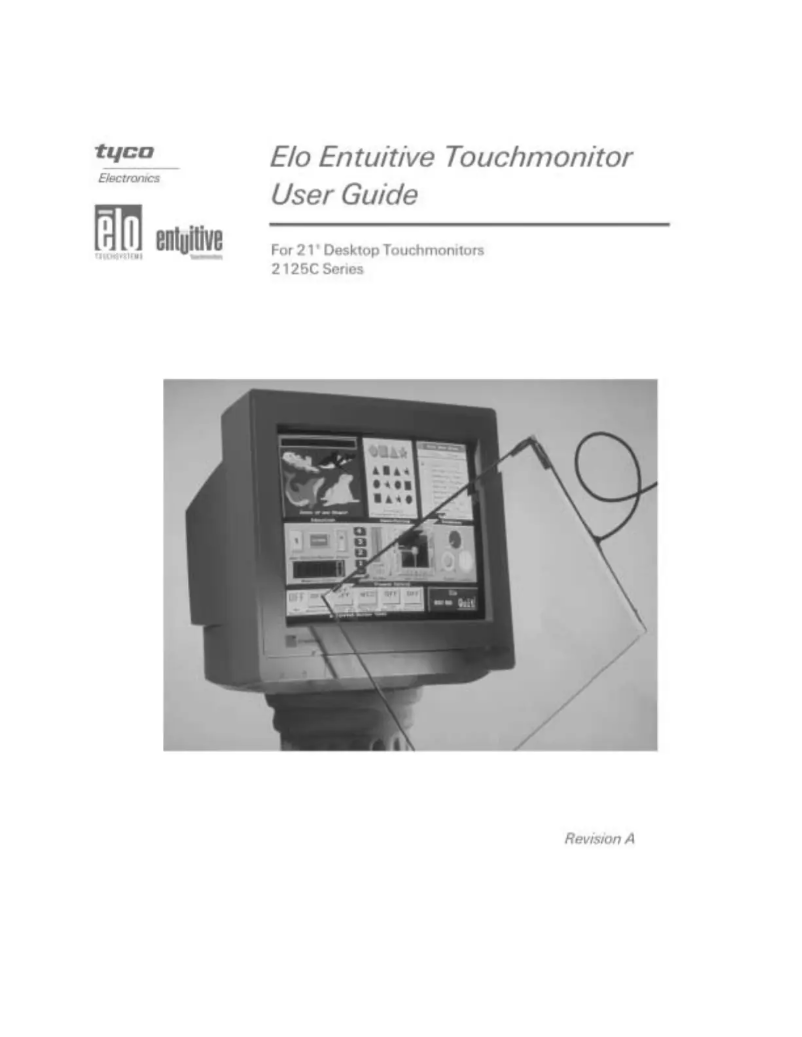 Page n°1 - Manuel utilisateur Elo 2125C
