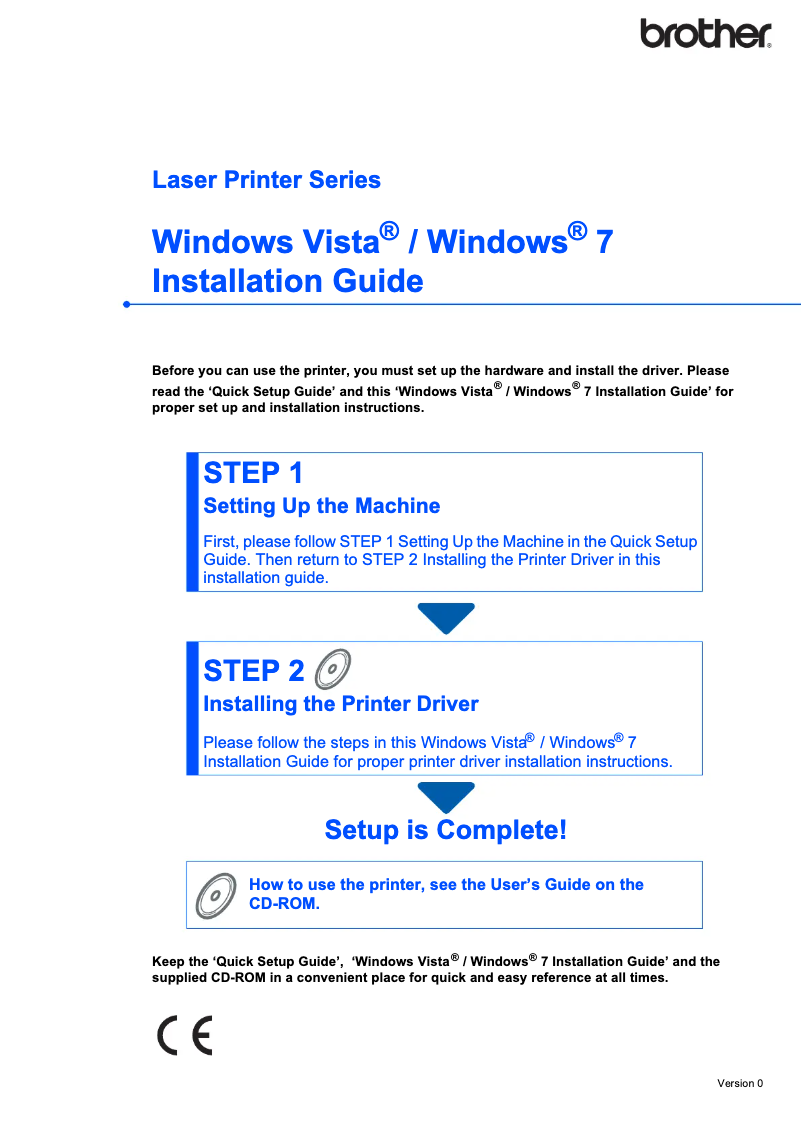 Image de la première page du manuel de l'appareil HL-7050N