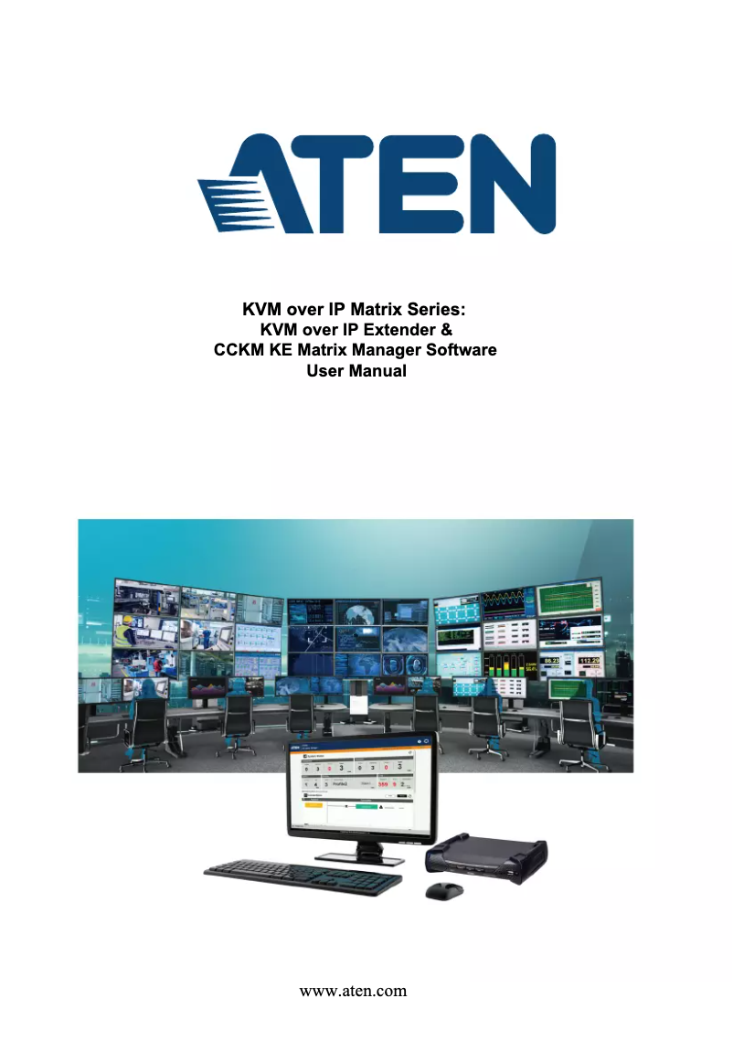 Page 1 de la notice Manuel utilisateur ATen KE6900AT