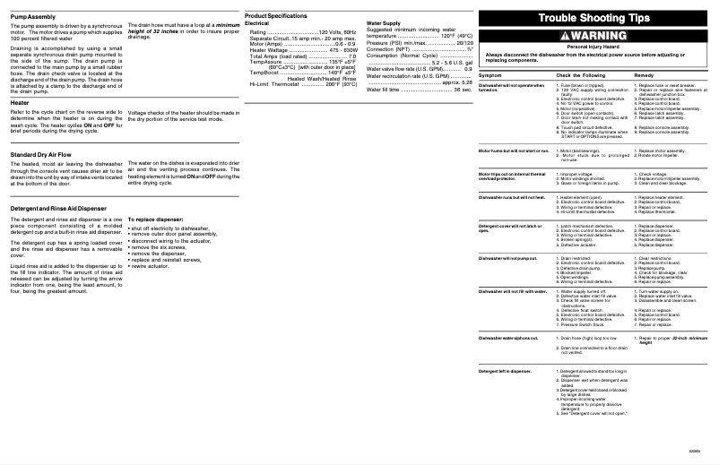 Page 1 de la notice Mode d'emploi Frigidaire FFPD1821M