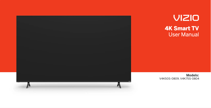 First page image of the manual for V4K75S-0804