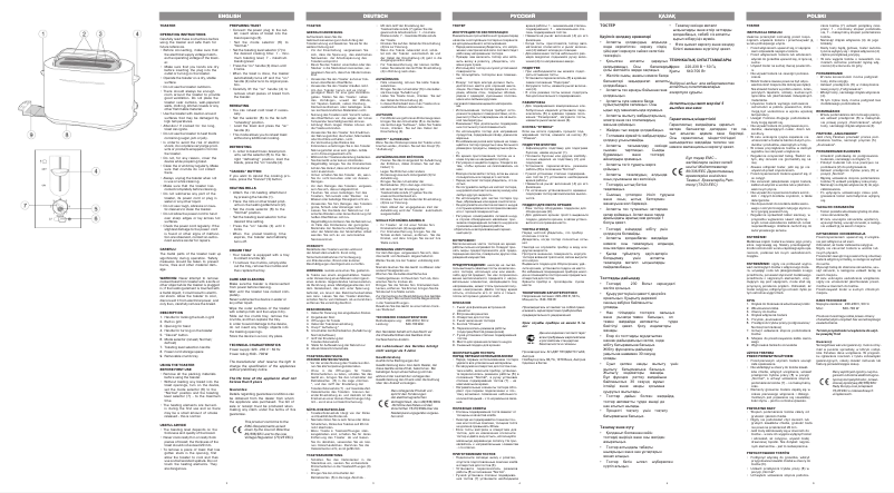 Image de la première page du manuel de l'appareil VT-1572 Y