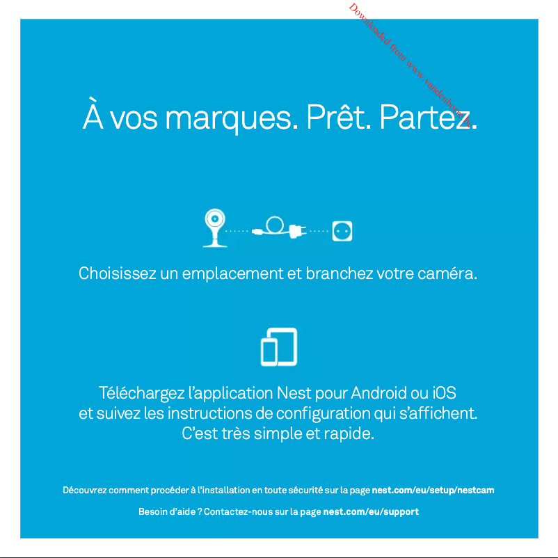 Image de la première page du manuel de l'appareil Cam IQ Indoor