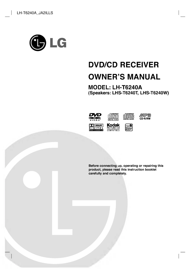 Página 1 del manual Manual de usuario LG LH-T6240A