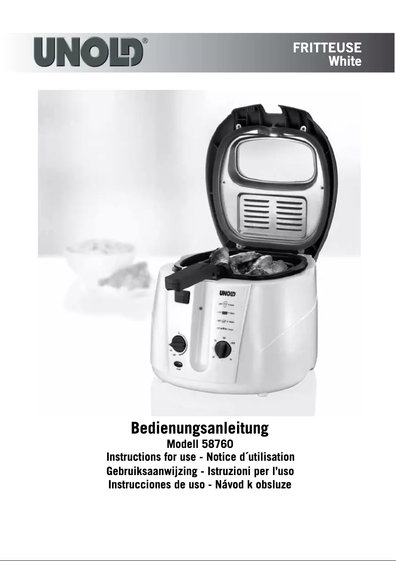 Page n°1 - Manuel utilisateur Unold 58760