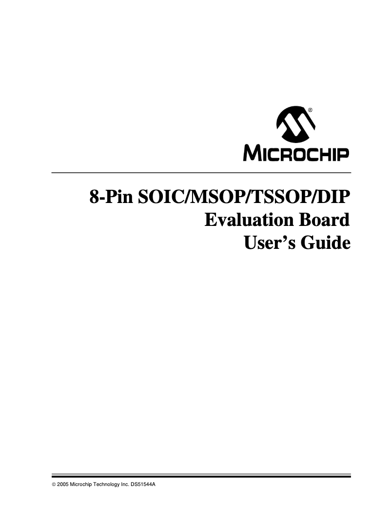 Página 1 del manual Manual de usuario Microchip TC1107