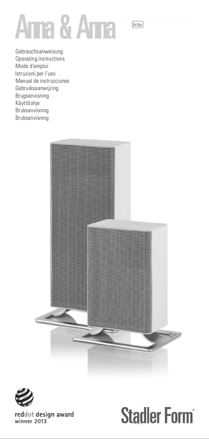 Page 1 de la notice Manuel utilisateur Stadler Form Anna little A-031