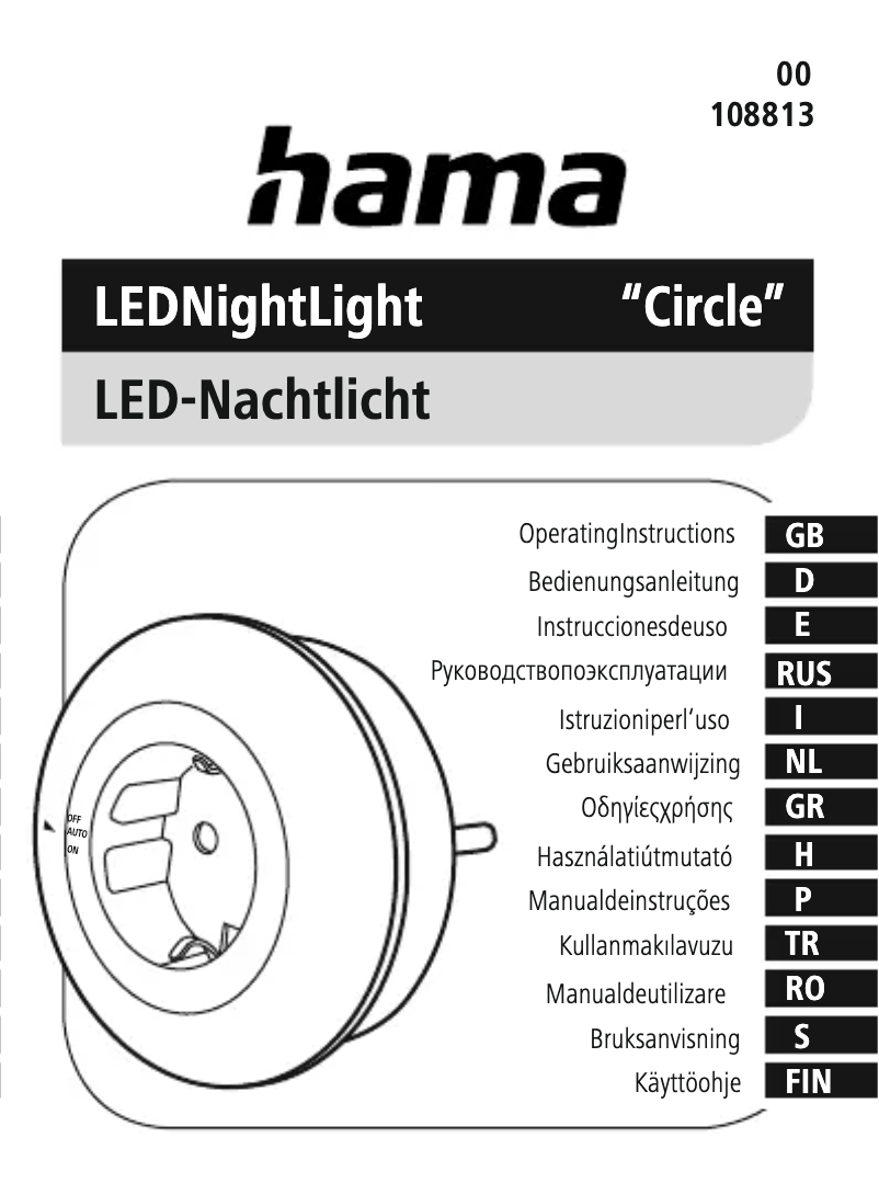 Page 1 de la notice Manuel utilisateur Hama Circle 00108813