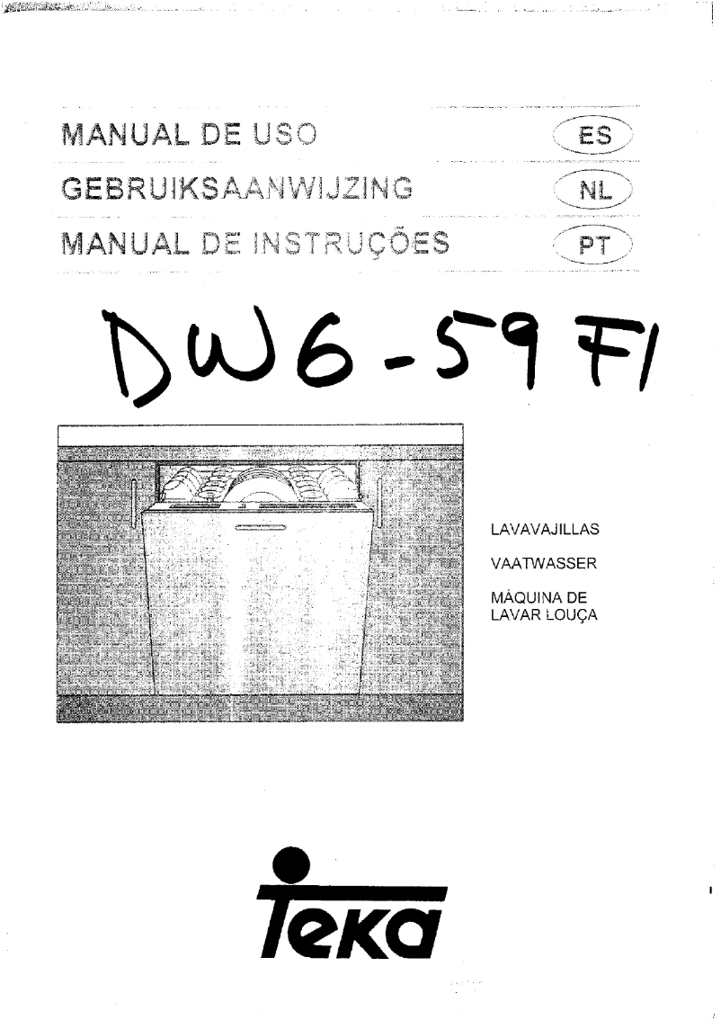 Imagen de la primera página del manual del dispositivo DW6 59 FI