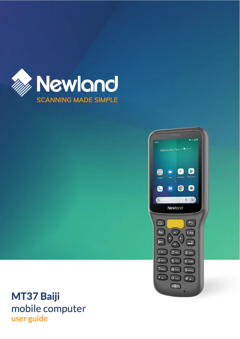 Página 1 del manual Manual de usuario Newland MT37 Baiji