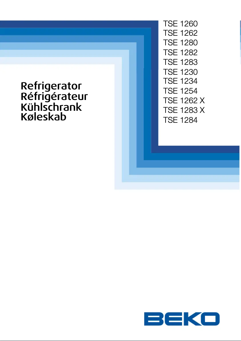 Image de la première page du manuel de l'appareil TSE 1262