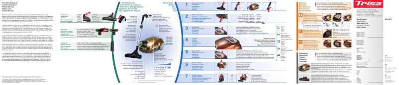 Image de la première page du manuel de l'appareil Professional Clean T7732