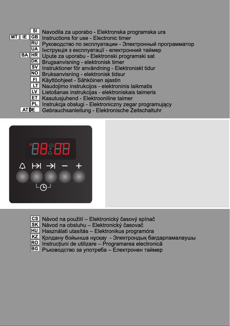 Page n°1 - Manuel utilisateur Gorenje EC57338AX