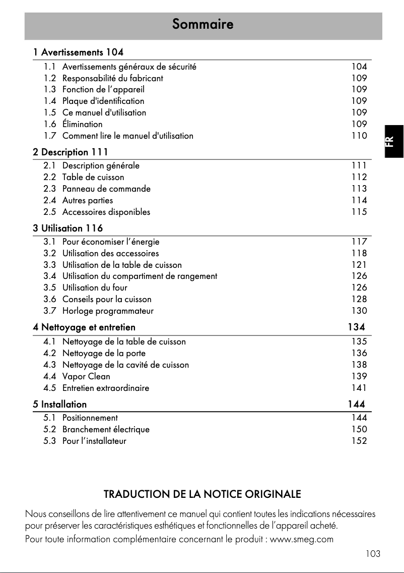 Image de la première page du manuel de l'appareil TR90X9-1