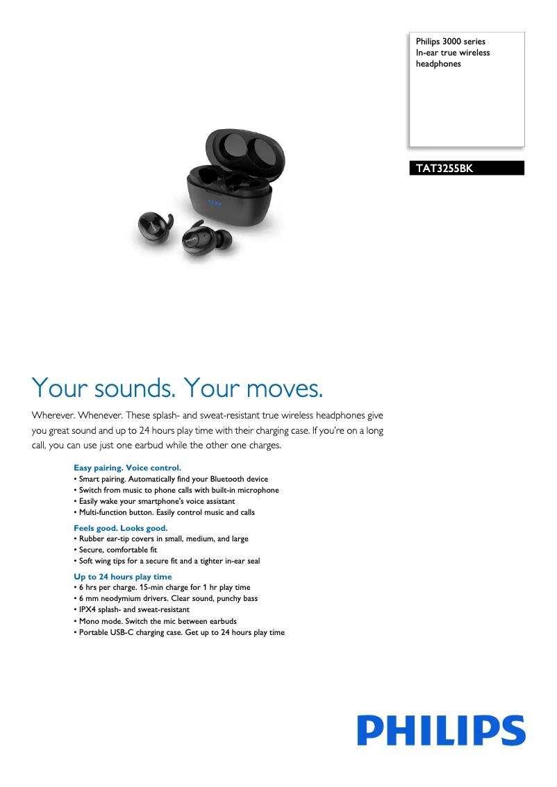 Image de la première page du manuel de l'appareil TAT3215