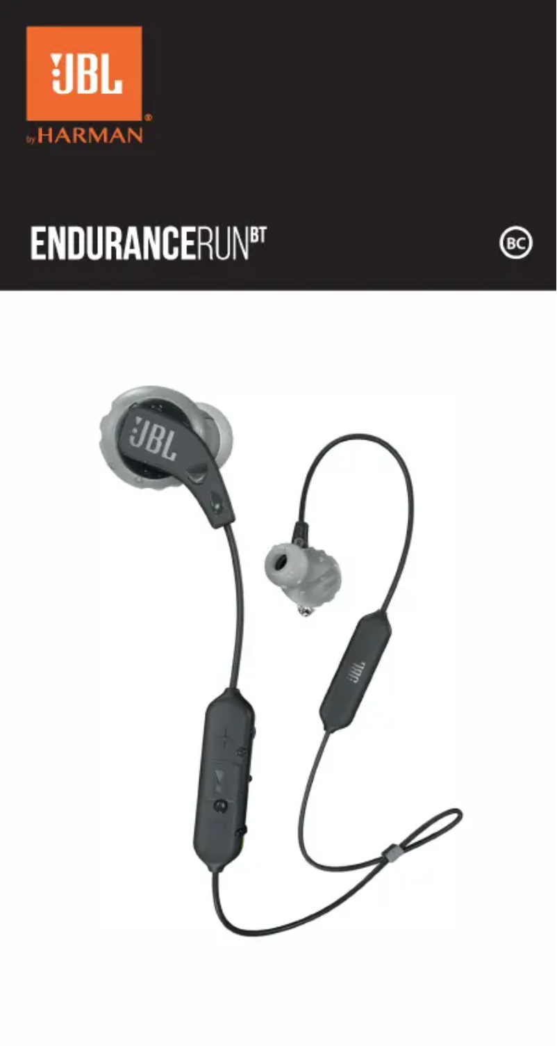 Page 1 de la notice Manuel utilisateur JBL Endurance Run