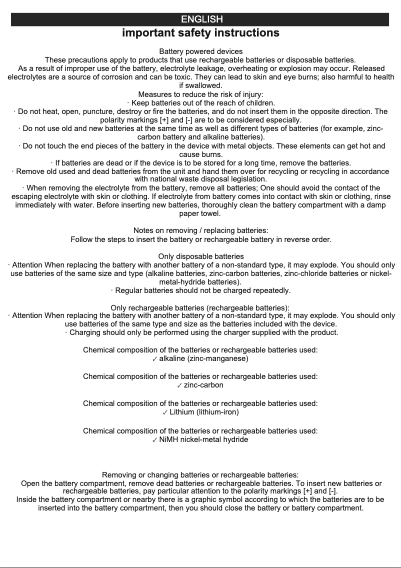 Page n°1 - Manuel utilisateur Adler AD 3134