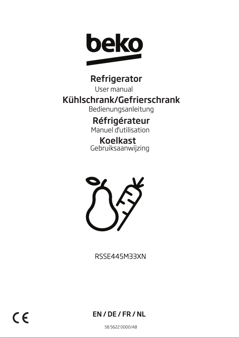 Image de la première page du manuel de l'appareil RSSE 445 M33 XN