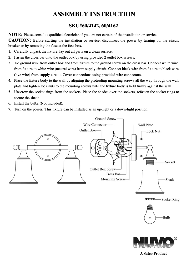 Imagen de la primera página del manual del dispositivo Surrey 60/4142