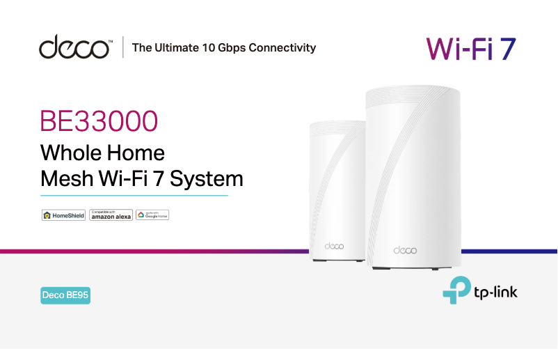 Página 1 del manual Guía de instalación TP-Link Deco BE95