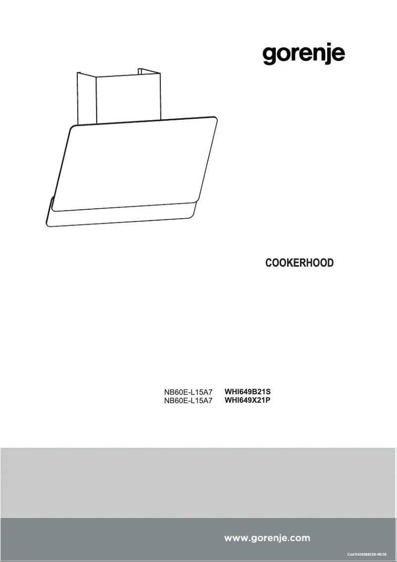 Image de la première page du manuel de l'appareil WHI649X21P