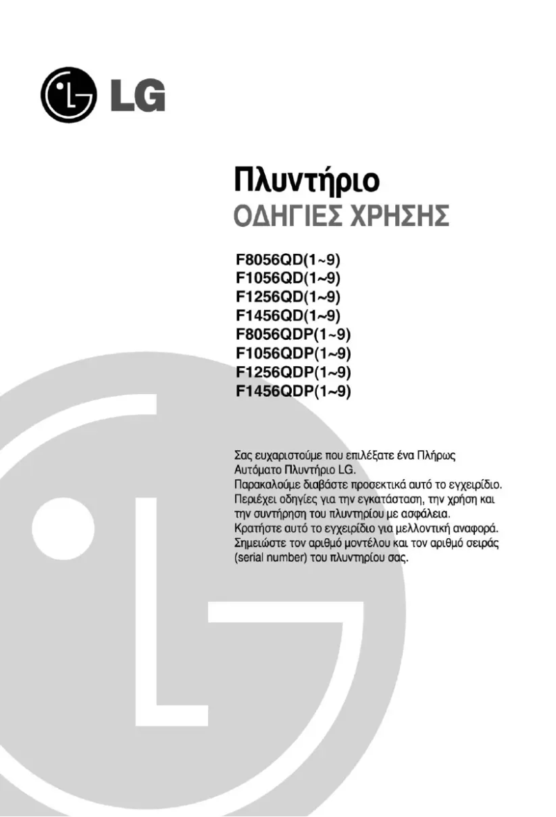 Page n°1 - Manuel utilisateur LG F1256QDP