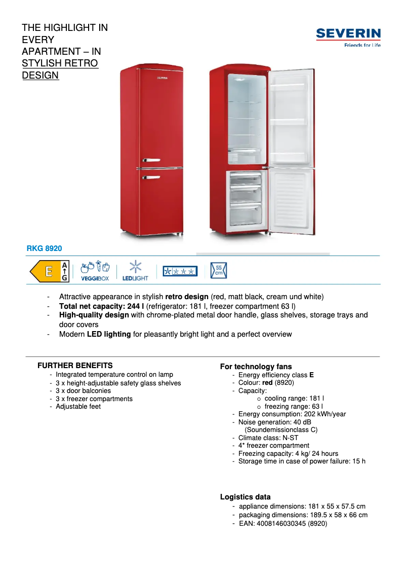 Image de la première page du manuel de l'appareil RKG 8920