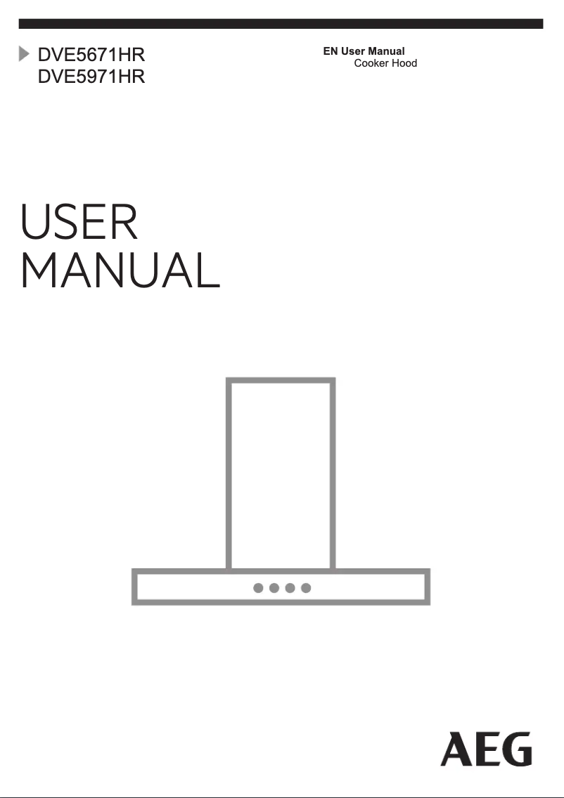 Page n°1 - Manuel utilisateur AEG DVE5671HR