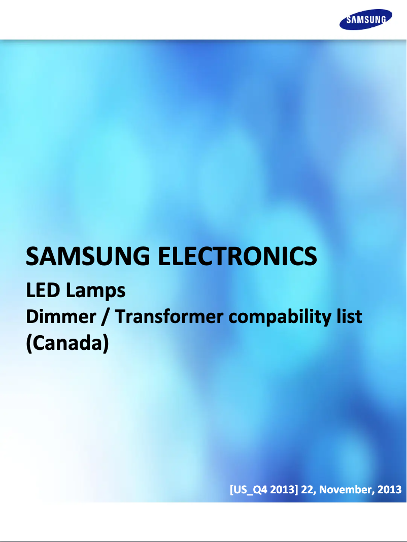 Page n°1 - Manuel utilisateur Samsung SI-P8V163CD1CA