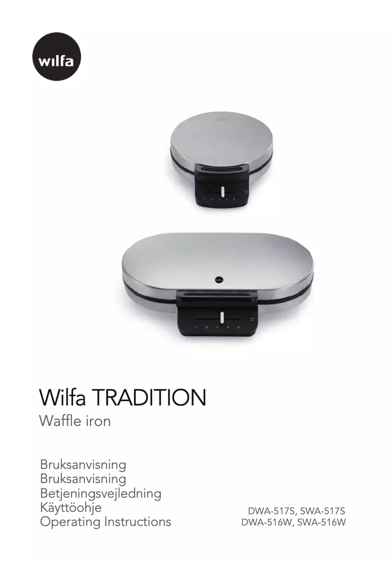 Page n°1 - Manuel utilisateur Wilfa Tradition SWA-517S