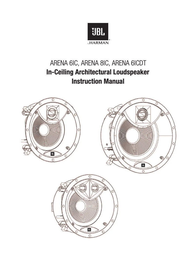 Page 1 de la notice Manuel utilisateur JBL Arena 6IC