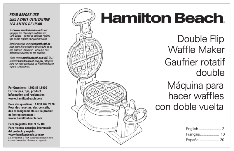 Image de la première page du manuel de l'appareil 26201