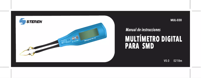 Page n°1 - Manuel utilisateur Steren MUL-030