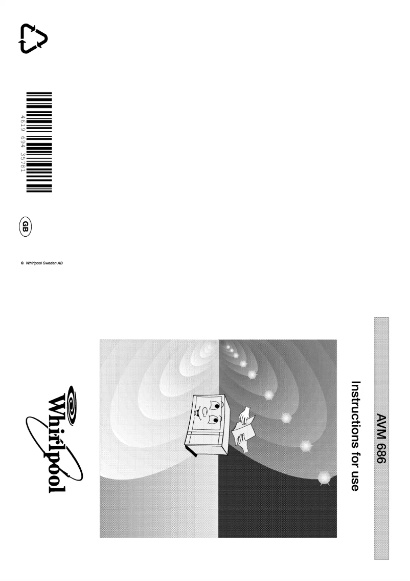 Page n°1 - Manuel utilisateur Whirlpool AVM 686